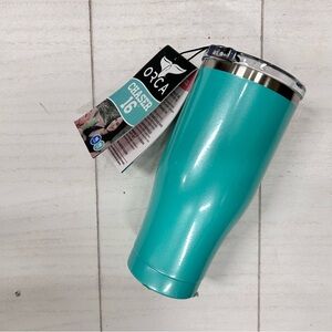 NWT ORCA Chaser 16oz Seafoam Stainless Steel Double Insulated Tumbler w/ Lid
